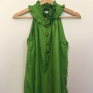 J.CREW sleeveless silk blouse